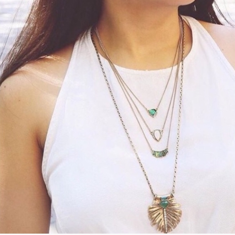 Leaf Long Necklace